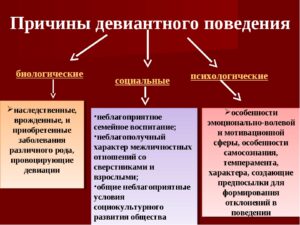 Проект профилактика девиантного поведения